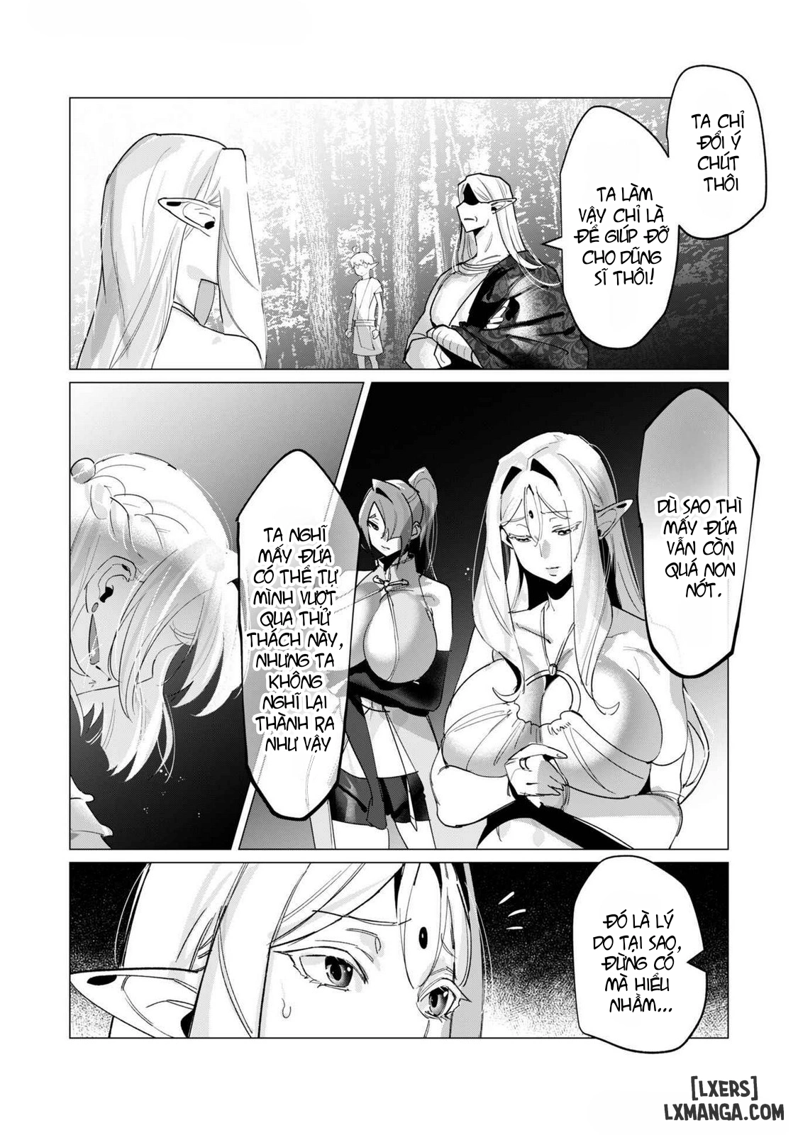 HentaiVN.net - Ảnh 33 - The Hero Wants A Married Woman As A Reward - Chap 16 : Dũng Sĩ và lời nguyền Dark Elf (Phần 3)