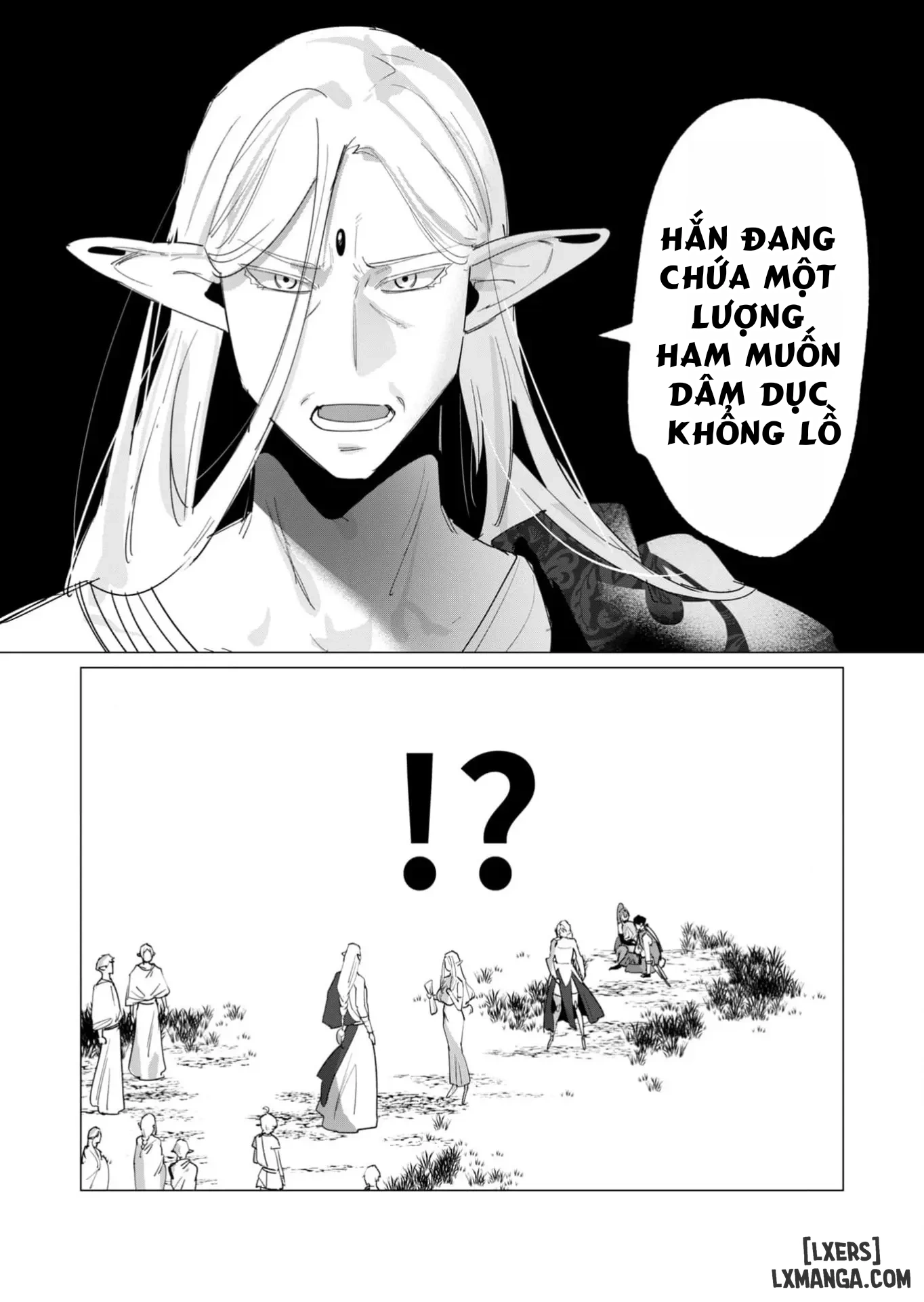HentaiVN.net - Ảnh 10 - The Hero Wants A Married Woman As A Reward - Chap 17 : Dũng Sĩ và lời nguyền Dark Elf (Phần 4)