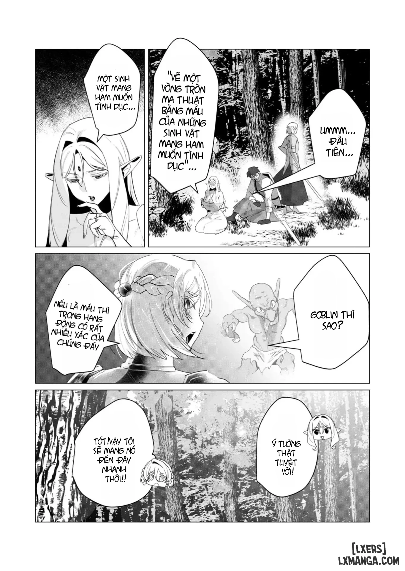 HentaiVN.net - Ảnh 15 - The Hero Wants A Married Woman As A Reward - Chap 17 : Dũng Sĩ và lời nguyền Dark Elf (Phần 4)