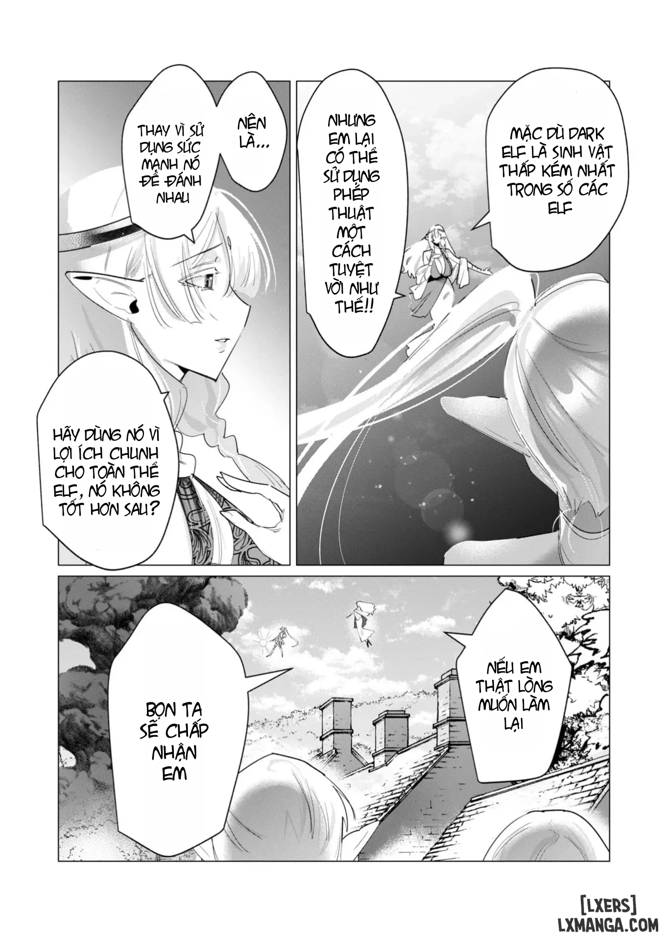 HentaiVN.net - Ảnh 20 - The Hero Wants A Married Woman As A Reward - Chap 17 : Dũng Sĩ và lời nguyền Dark Elf (Phần 4)