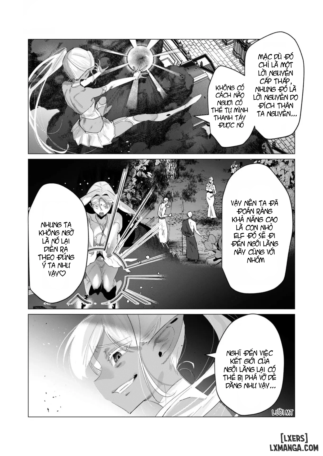 HentaiVN.net - Ảnh 3 - The Hero Wants A Married Woman As A Reward - Chap 17 : Dũng Sĩ và lời nguyền Dark Elf (Phần 4)
