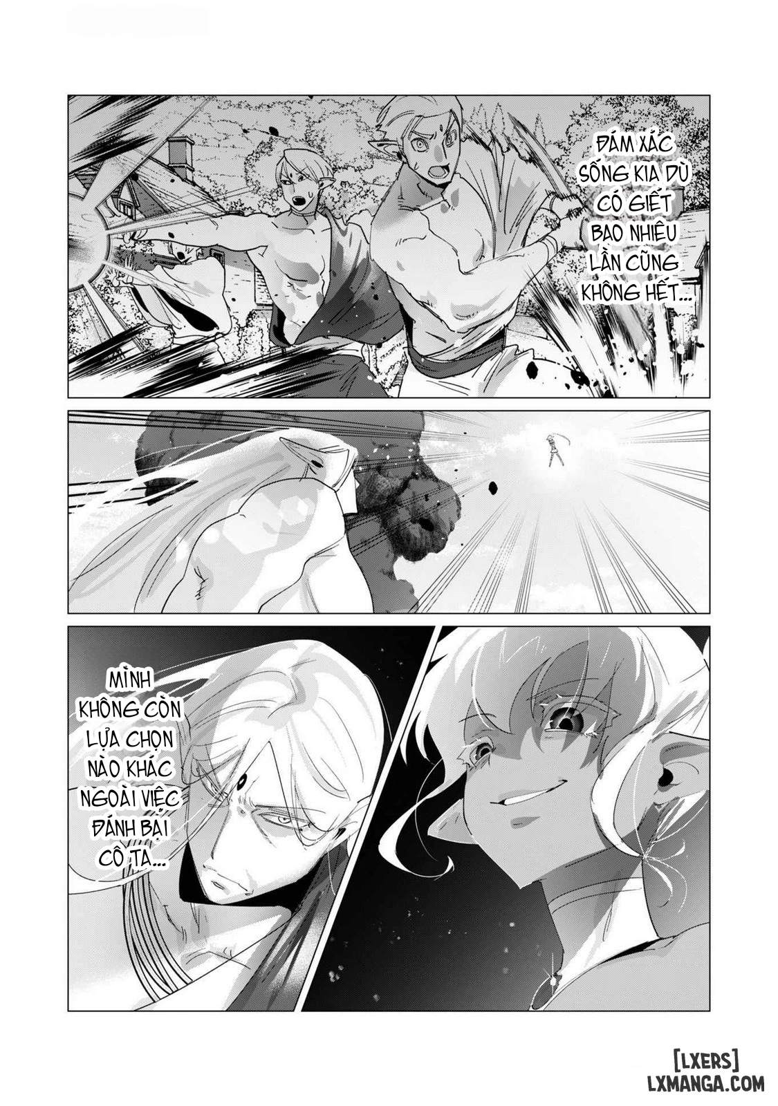 HentaiVN.net - Ảnh 35 - The Hero Wants A Married Woman As A Reward - Chap 17 : Dũng Sĩ và lời nguyền Dark Elf (Phần 4)