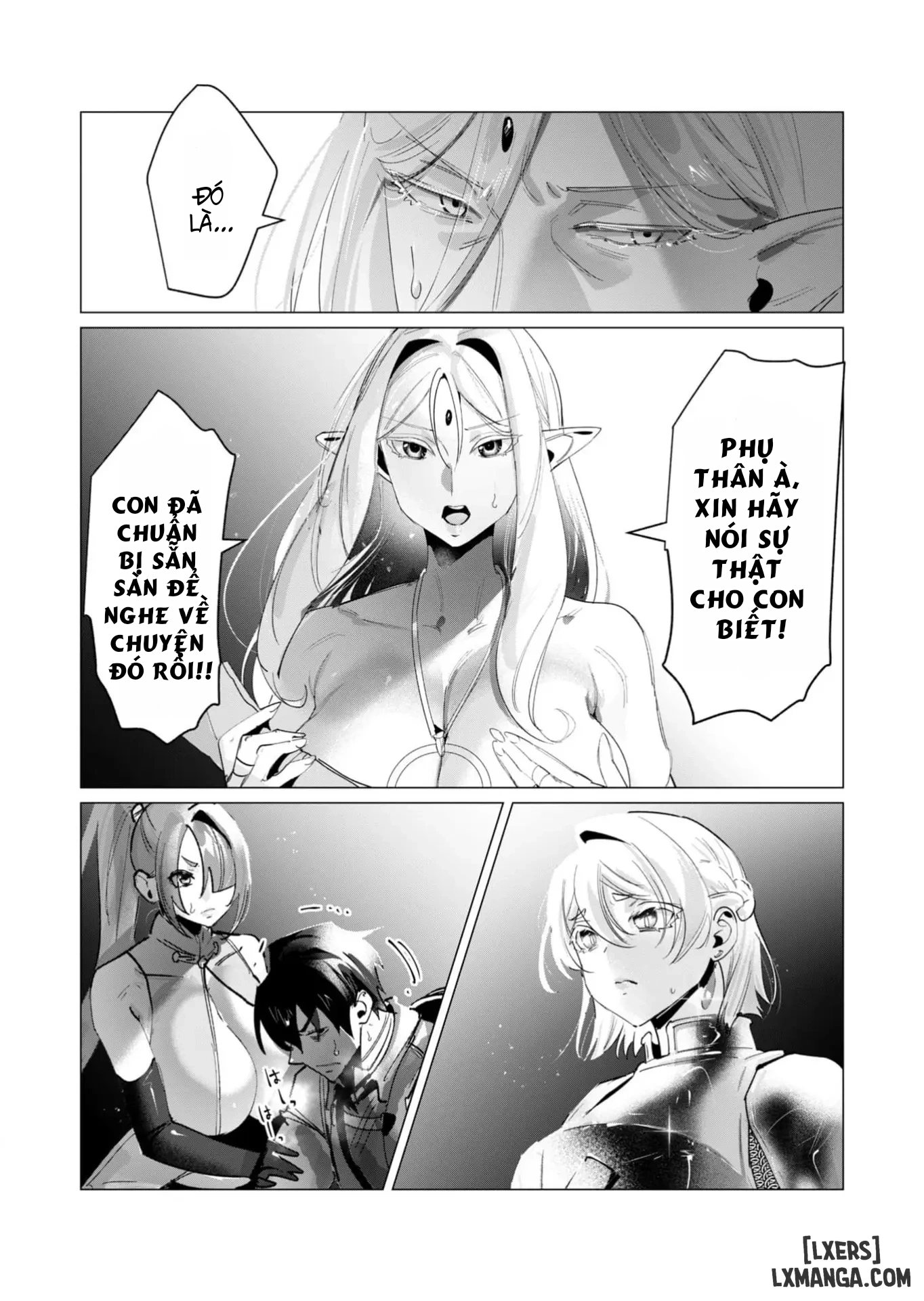 HentaiVN.net - Ảnh 9 - The Hero Wants A Married Woman As A Reward - Chap 17 : Dũng Sĩ và lời nguyền Dark Elf (Phần 4)