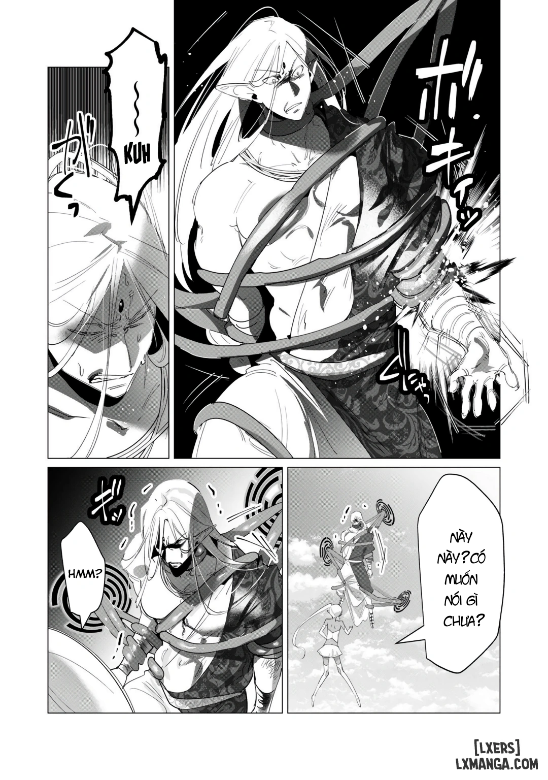 HentaiVN.net - Ảnh 11 - The Hero Wants A Married Woman As A Reward - Chap 18 : Dũng Sĩ và lời nguyền Dark Elf (Phần 5)