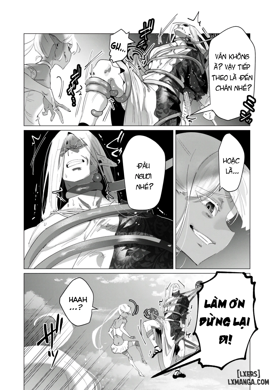 HentaiVN.net - Ảnh 12 - The Hero Wants A Married Woman As A Reward - Chap 18 : Dũng Sĩ và lời nguyền Dark Elf (Phần 5)