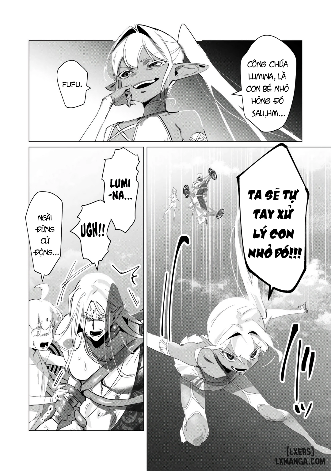 HentaiVN.net - Ảnh 14 - The Hero Wants A Married Woman As A Reward - Chap 18 : Dũng Sĩ và lời nguyền Dark Elf (Phần 5)