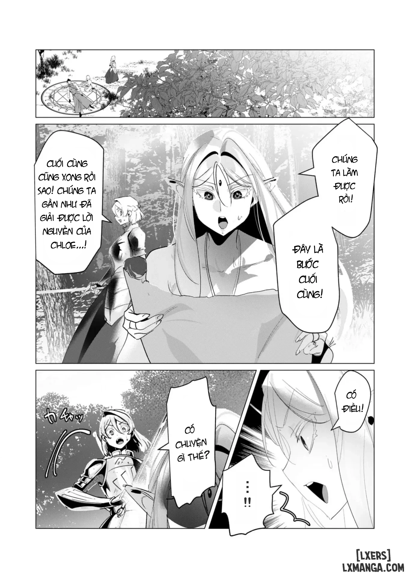 HentaiVN.net - Ảnh 15 - The Hero Wants A Married Woman As A Reward - Chap 18 : Dũng Sĩ và lời nguyền Dark Elf (Phần 5)