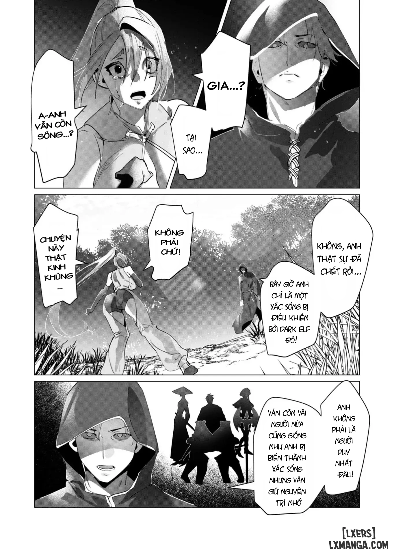 HentaiVN.net - Ảnh 3 - The Hero Wants A Married Woman As A Reward - Chap 18 : Dũng Sĩ và lời nguyền Dark Elf (Phần 5)