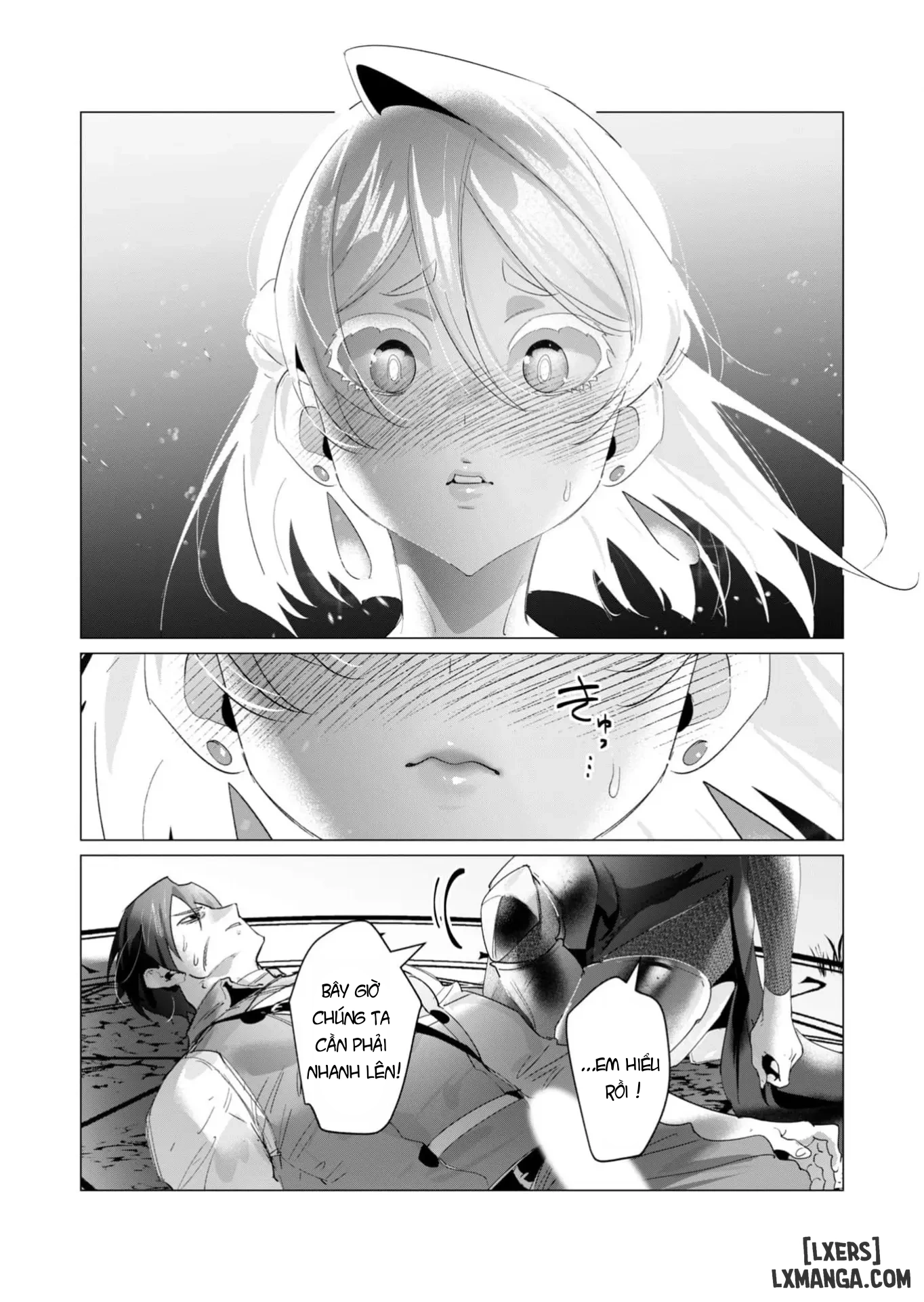 HentaiVN.net - Ảnh 33 - The Hero Wants A Married Woman As A Reward - Chap 18 : Dũng Sĩ và lời nguyền Dark Elf (Phần 5)