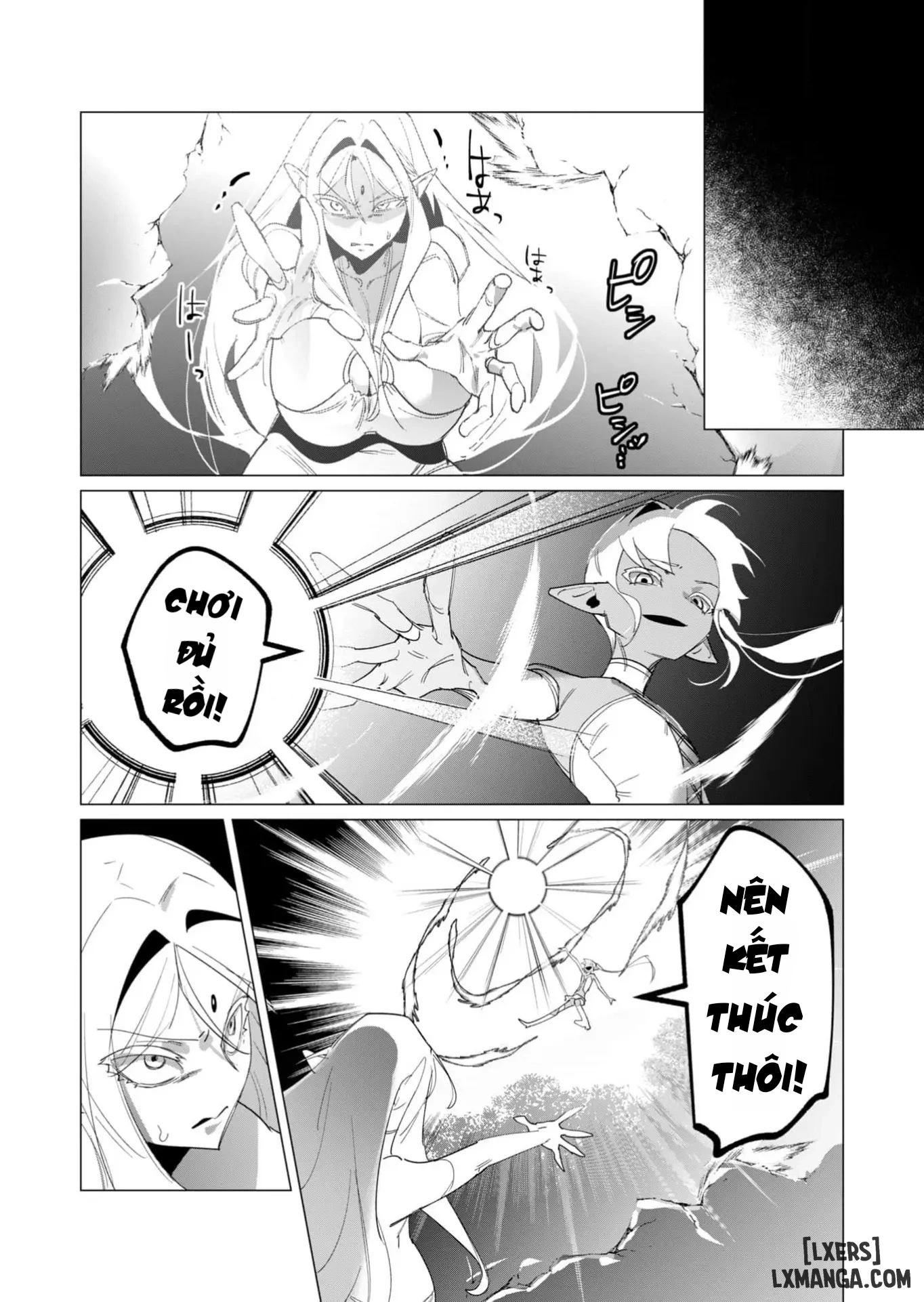 HentaiVN.net - Ảnh 38 - The Hero Wants A Married Woman As A Reward - Chap 18 : Dũng Sĩ và lời nguyền Dark Elf (Phần 5)
