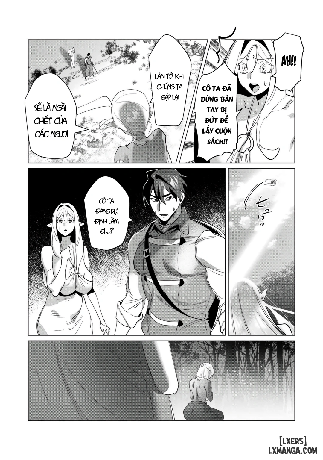 HentaiVN.net - Ảnh 42 - The Hero Wants A Married Woman As A Reward - Chap 18 : Dũng Sĩ và lời nguyền Dark Elf (Phần 5)