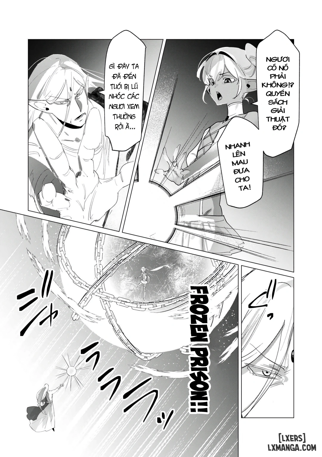 HentaiVN.net - Ảnh 7 - The Hero Wants A Married Woman As A Reward - Chap 18 : Dũng Sĩ và lời nguyền Dark Elf (Phần 5)