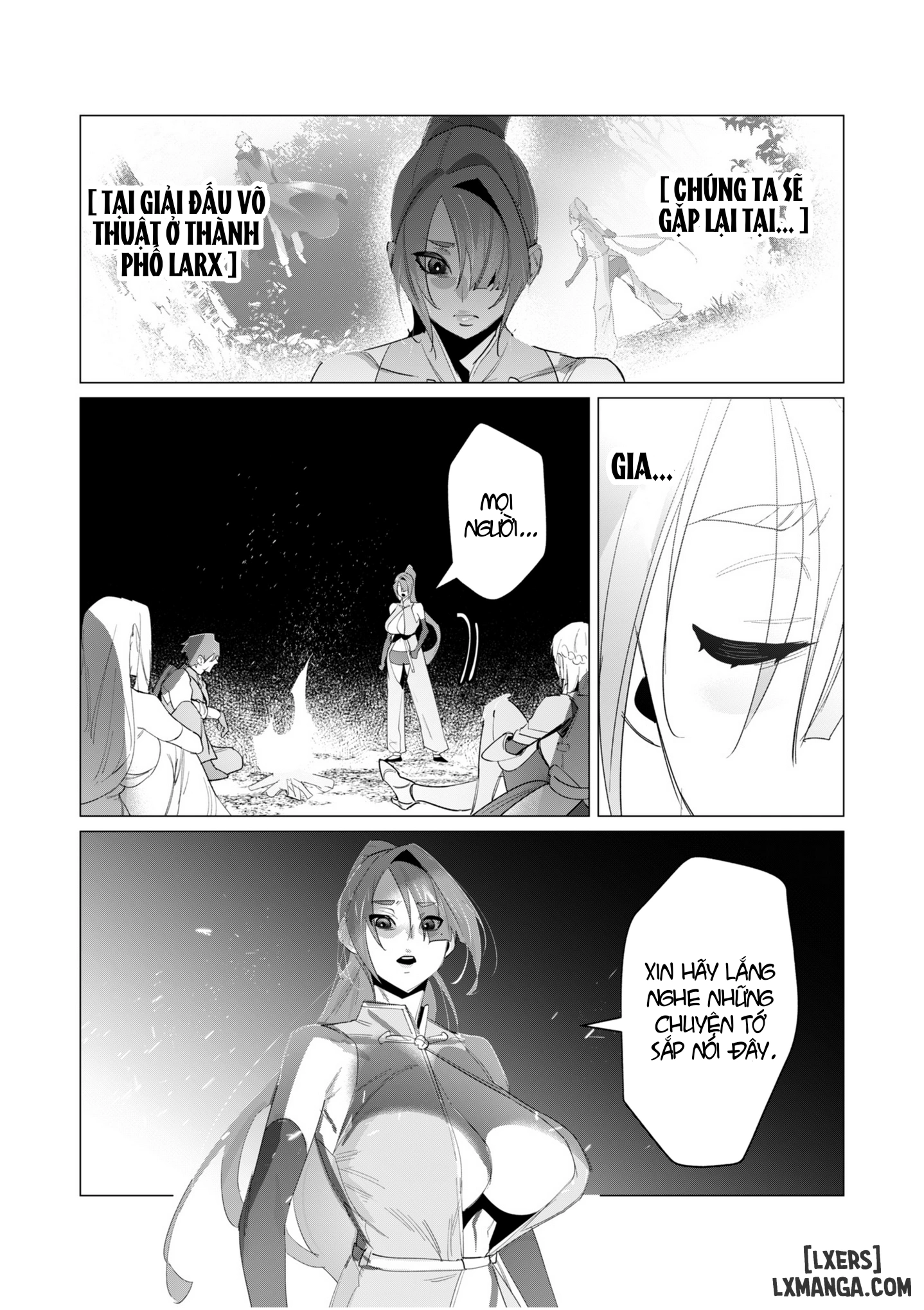 HentaiVN.net - Ảnh 10 - The Hero Wants A Married Woman As A Reward - Chap 19 : Dũng Sĩ và lời nguyền Dark Elf (Phần 6)