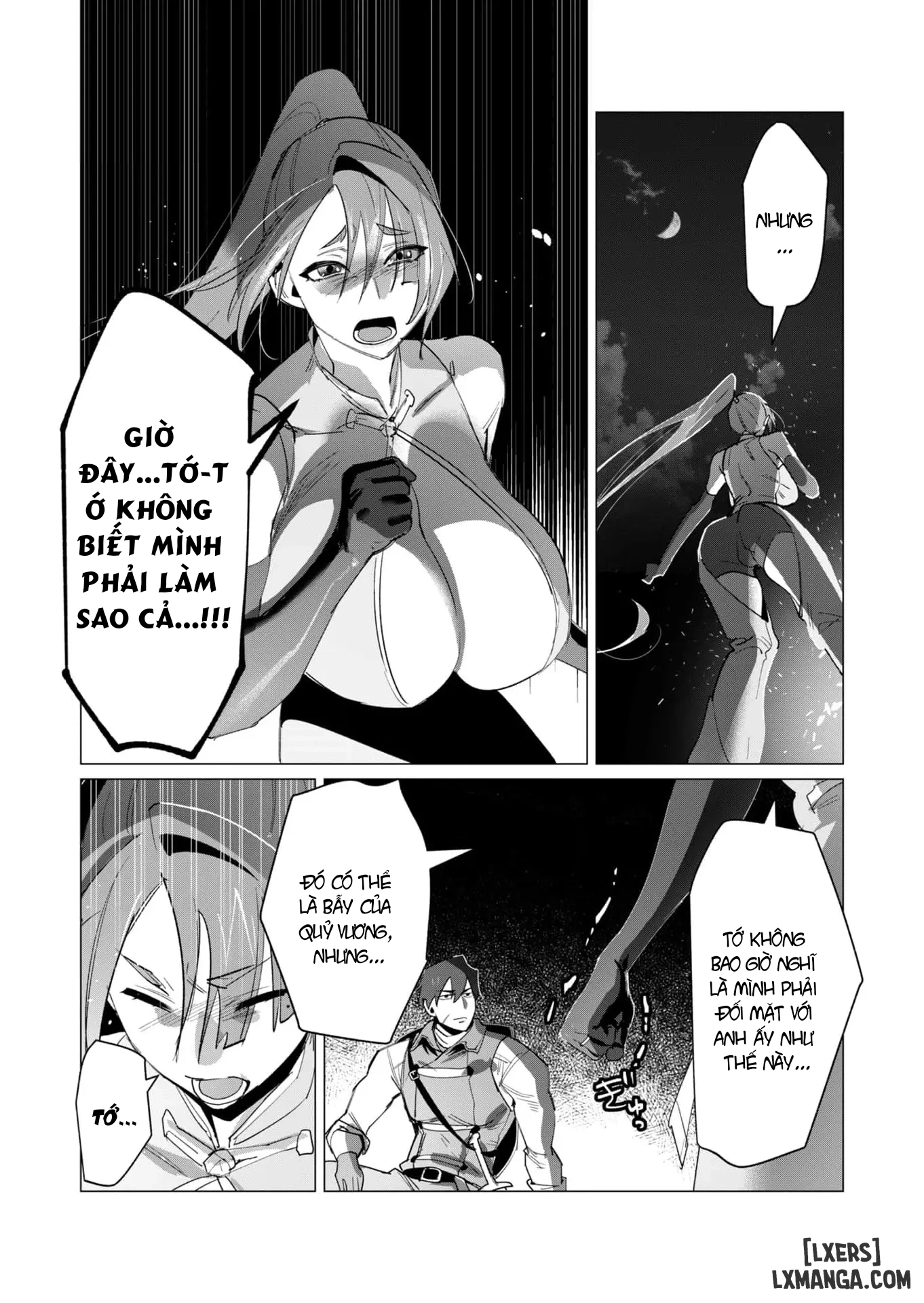 HentaiVN.net - Ảnh 12 - The Hero Wants A Married Woman As A Reward - Chap 19 : Dũng Sĩ và lời nguyền Dark Elf (Phần 6)