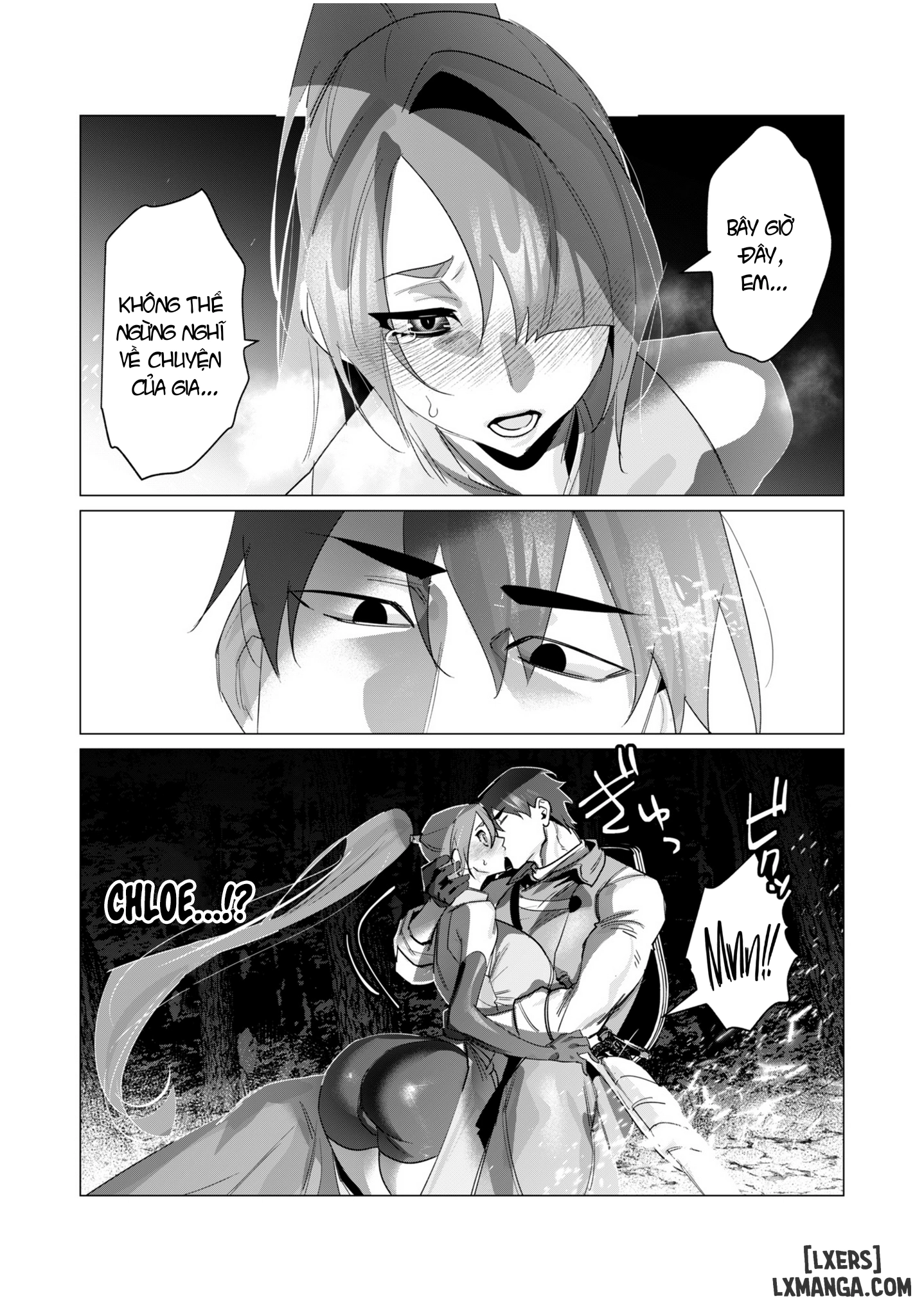HentaiVN.net - Ảnh 20 - The Hero Wants A Married Woman As A Reward - Chap 19 : Dũng Sĩ và lời nguyền Dark Elf (Phần 6)