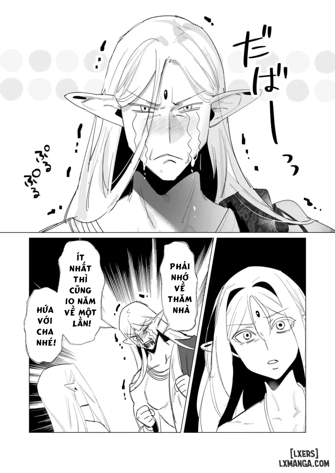 HentaiVN.net - Ảnh 4 - The Hero Wants A Married Woman As A Reward - Chap 19 : Dũng Sĩ và lời nguyền Dark Elf (Phần 6)