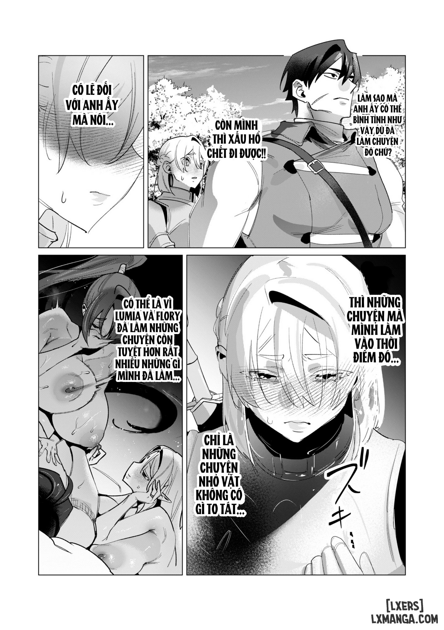 HentaiVN.net - Ảnh 8 - The Hero Wants A Married Woman As A Reward - Chap 19 : Dũng Sĩ và lời nguyền Dark Elf (Phần 6)