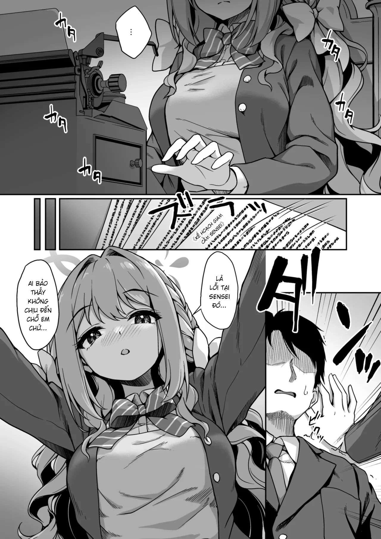 HentaiVN.net - Ảnh 8 - Thầy ơi, hãy chịu trách nhiệm với em nhé... - One shot khô dái