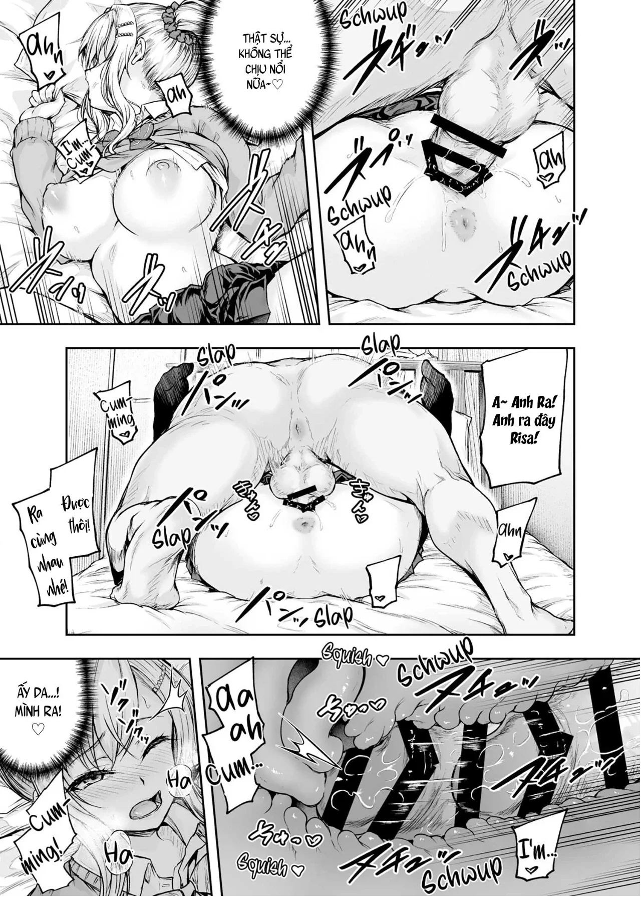 HentaiVN.net - Ảnh 11 - Mama ga Muchuu na Musume no Kareshi - Kono Chinpo wa Kyouikujou Yoroshikunai node Mama ga Shori Shimasu. - Phần 1: Cả mẹ cả con.