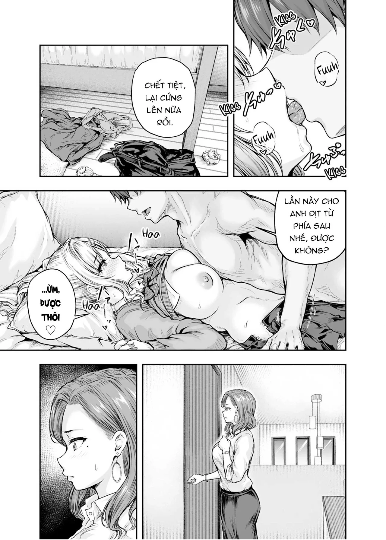 HentaiVN.net - Ảnh 15 - Mama ga Muchuu na Musume no Kareshi - Kono Chinpo wa Kyouikujou Yoroshikunai node Mama ga Shori Shimasu. - Phần 1: Cả mẹ cả con.