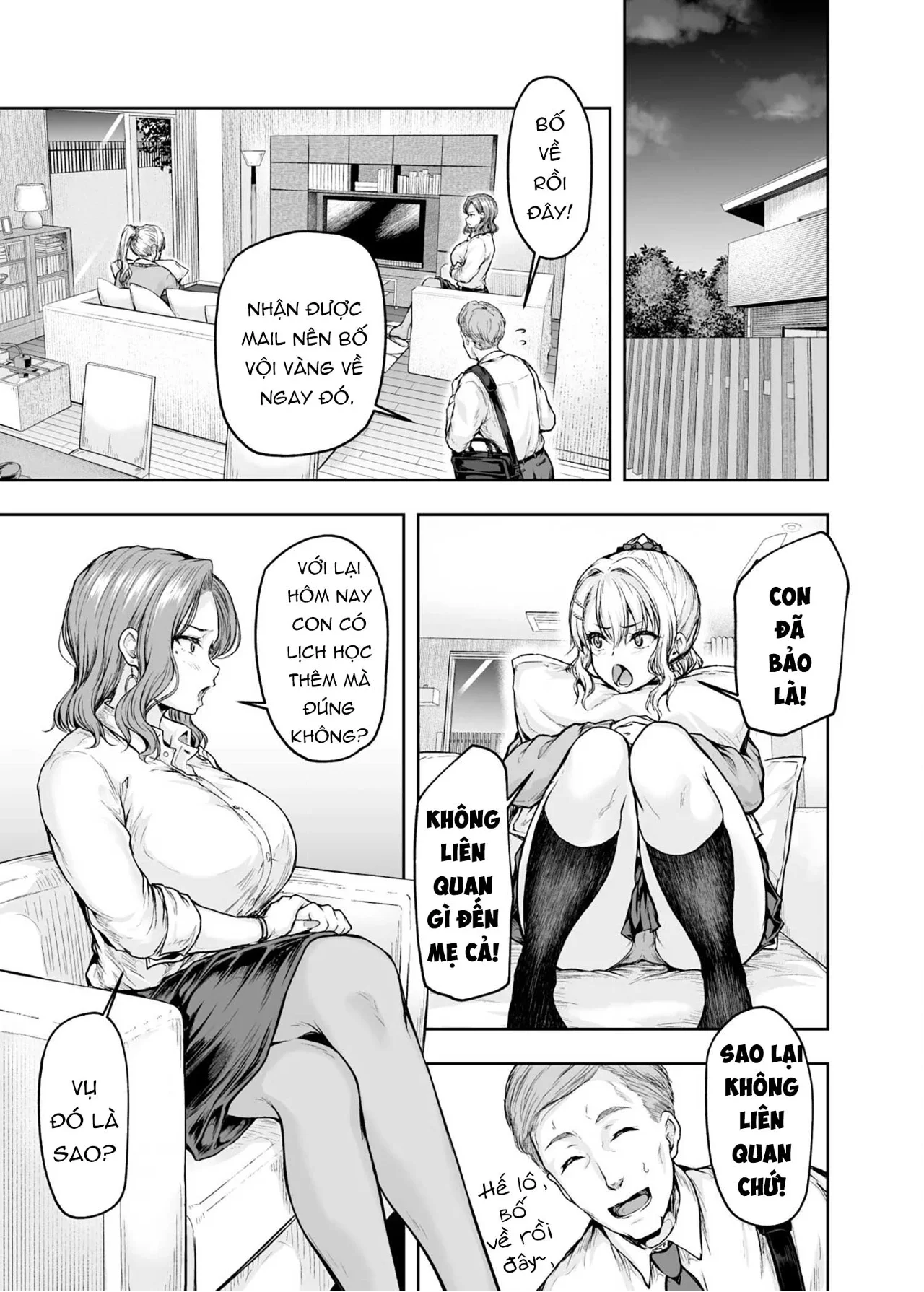 HentaiVN.net - Ảnh 17 - Mama ga Muchuu na Musume no Kareshi - Kono Chinpo wa Kyouikujou Yoroshikunai node Mama ga Shori Shimasu. - Phần 1: Cả mẹ cả con.