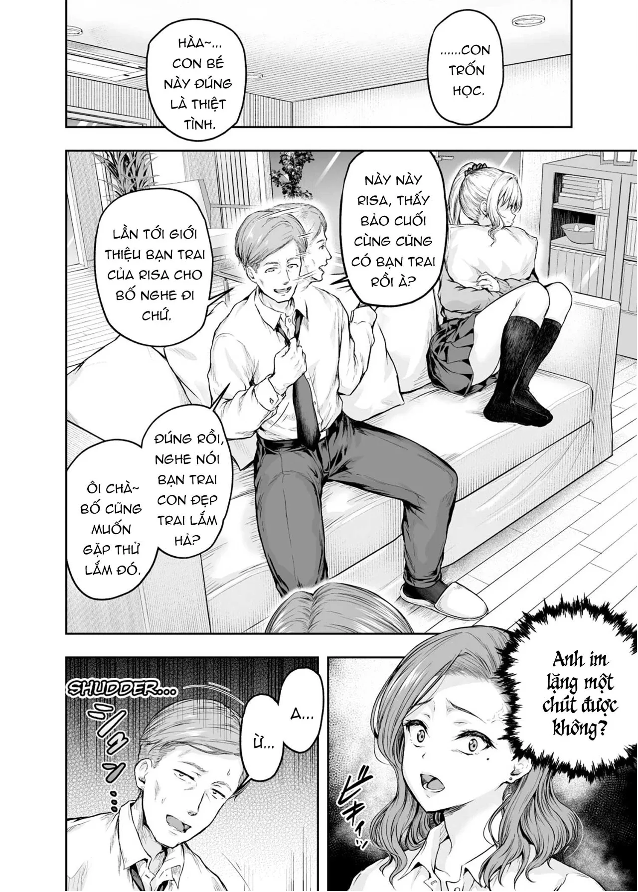 HentaiVN.net - Ảnh 18 - Mama ga Muchuu na Musume no Kareshi - Kono Chinpo wa Kyouikujou Yoroshikunai node Mama ga Shori Shimasu. - Phần 1: Cả mẹ cả con.
