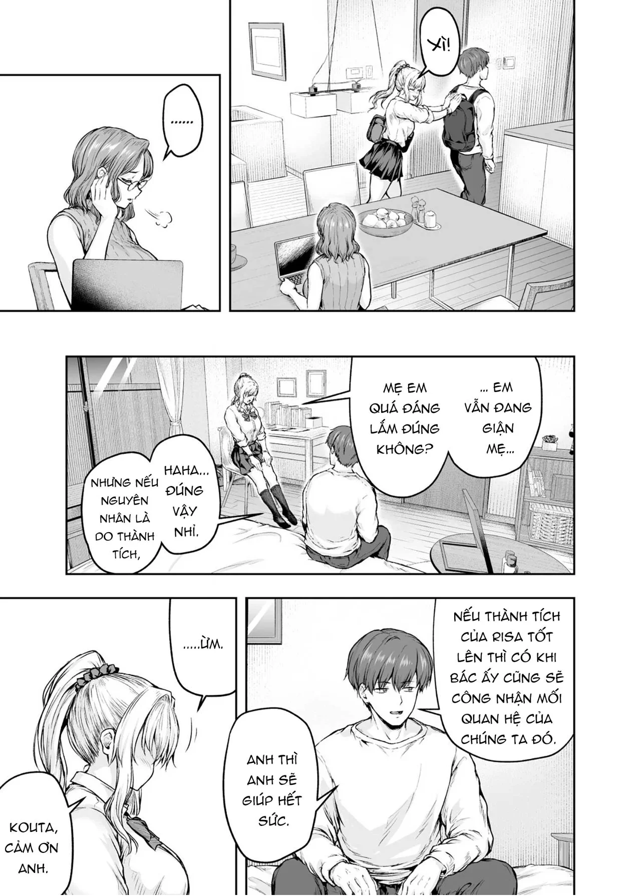 HentaiVN.net - Ảnh 35 - Mama ga Muchuu na Musume no Kareshi - Kono Chinpo wa Kyouikujou Yoroshikunai node Mama ga Shori Shimasu. - Phần 1: Cả mẹ cả con.
