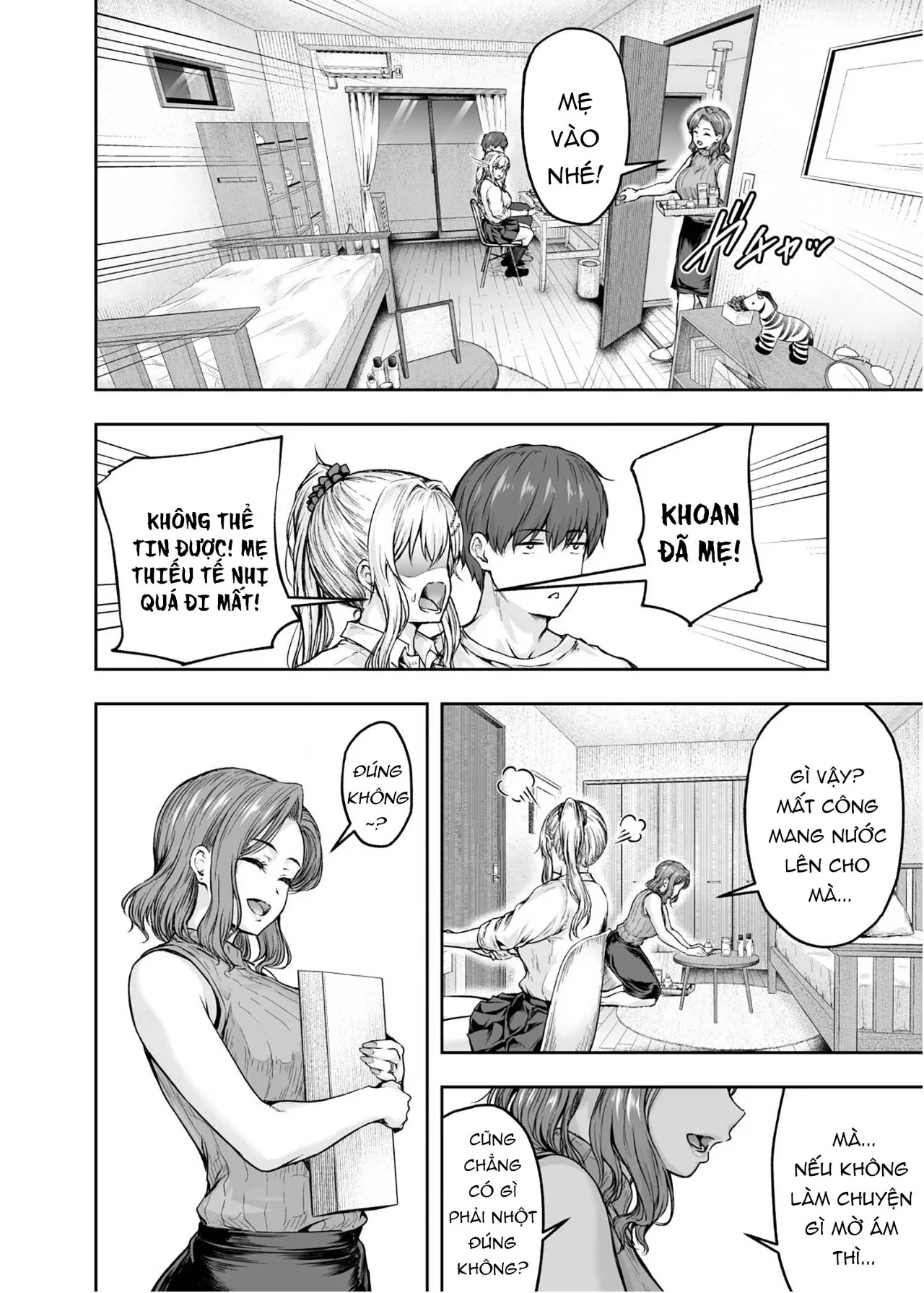 HentaiVN.net - Ảnh 38 - Mama ga Muchuu na Musume no Kareshi - Kono Chinpo wa Kyouikujou Yoroshikunai node Mama ga Shori Shimasu. - Phần 1: Cả mẹ cả con.