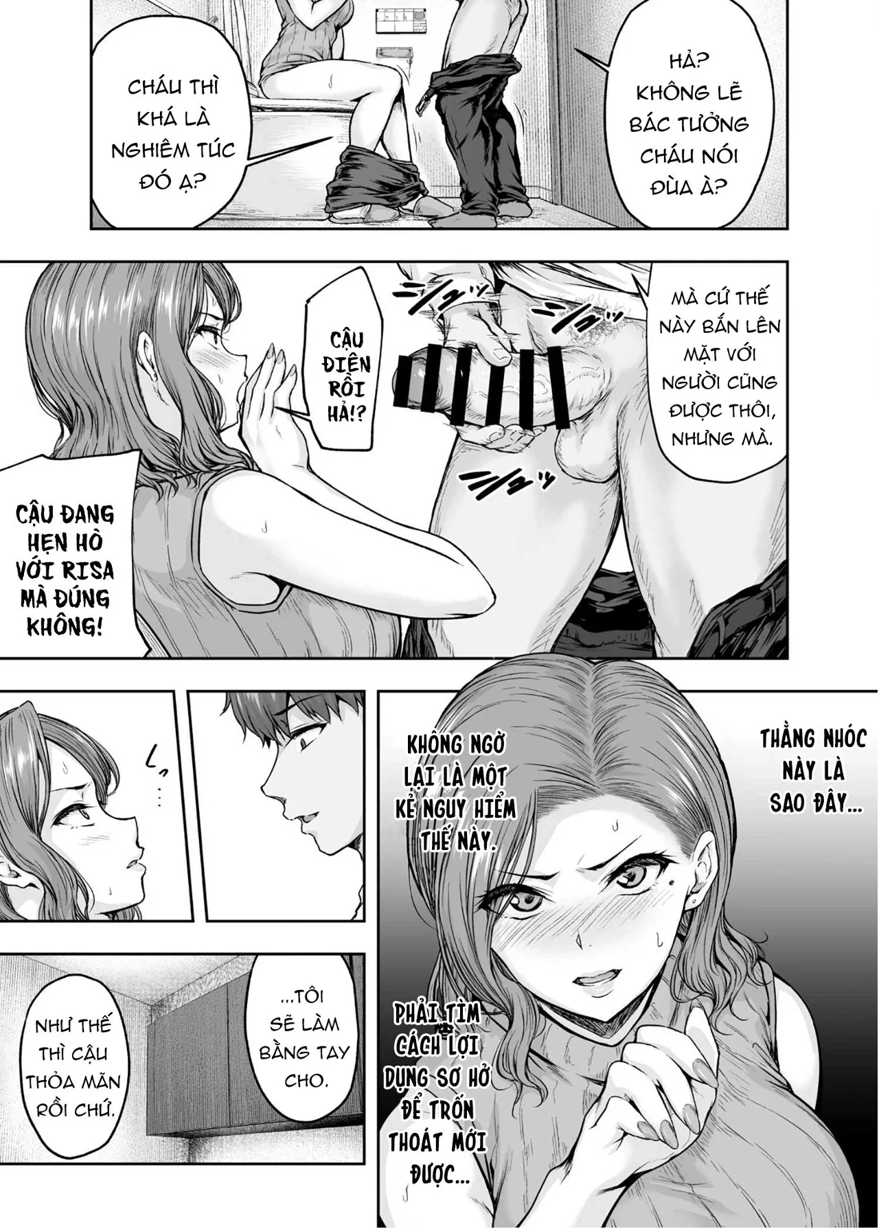 HentaiVN.net - Ảnh 43 - Mama ga Muchuu na Musume no Kareshi - Kono Chinpo wa Kyouikujou Yoroshikunai node Mama ga Shori Shimasu. - Phần 1: Cả mẹ cả con.