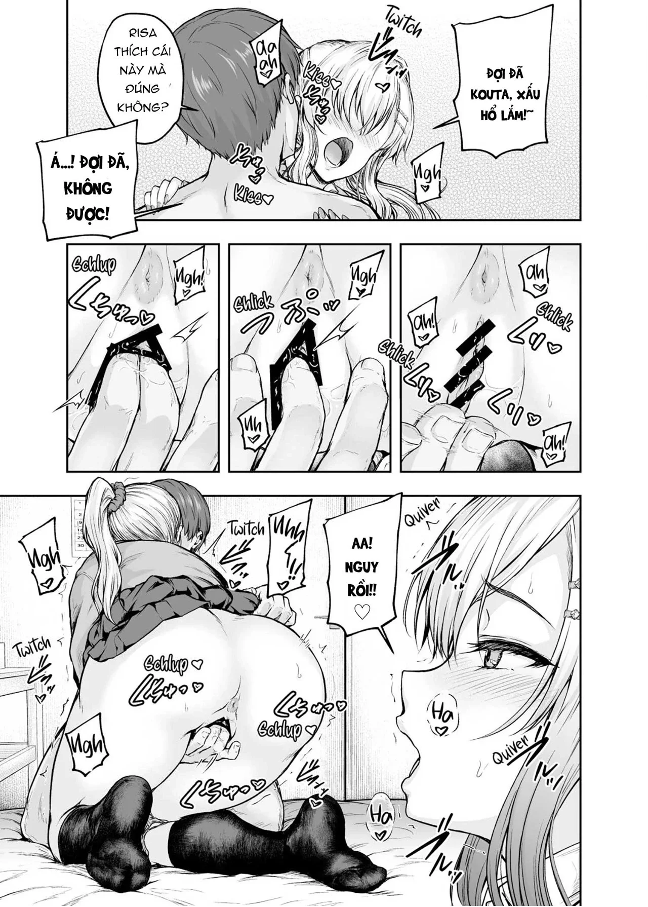 HentaiVN.net - Ảnh 5 - Mama ga Muchuu na Musume no Kareshi - Kono Chinpo wa Kyouikujou Yoroshikunai node Mama ga Shori Shimasu. - Phần 1: Cả mẹ cả con.