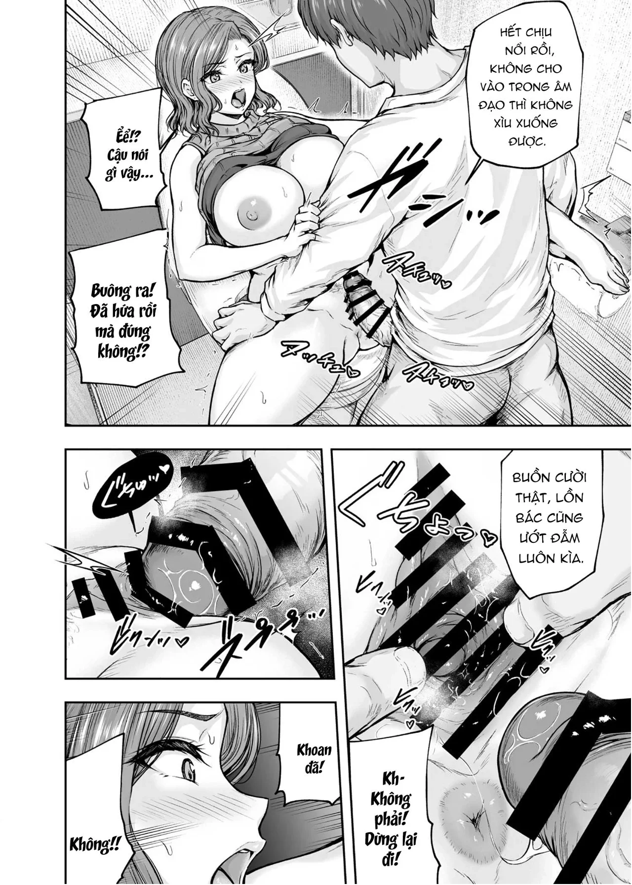 HentaiVN.net - Ảnh 53 - Mama ga Muchuu na Musume no Kareshi - Kono Chinpo wa Kyouikujou Yoroshikunai node Mama ga Shori Shimasu. - Phần 1: Cả mẹ cả con.