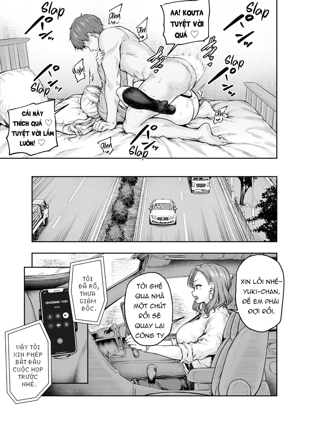 HentaiVN.net - Ảnh 9 - Mama ga Muchuu na Musume no Kareshi - Kono Chinpo wa Kyouikujou Yoroshikunai node Mama ga Shori Shimasu. - Phần 1: Cả mẹ cả con.