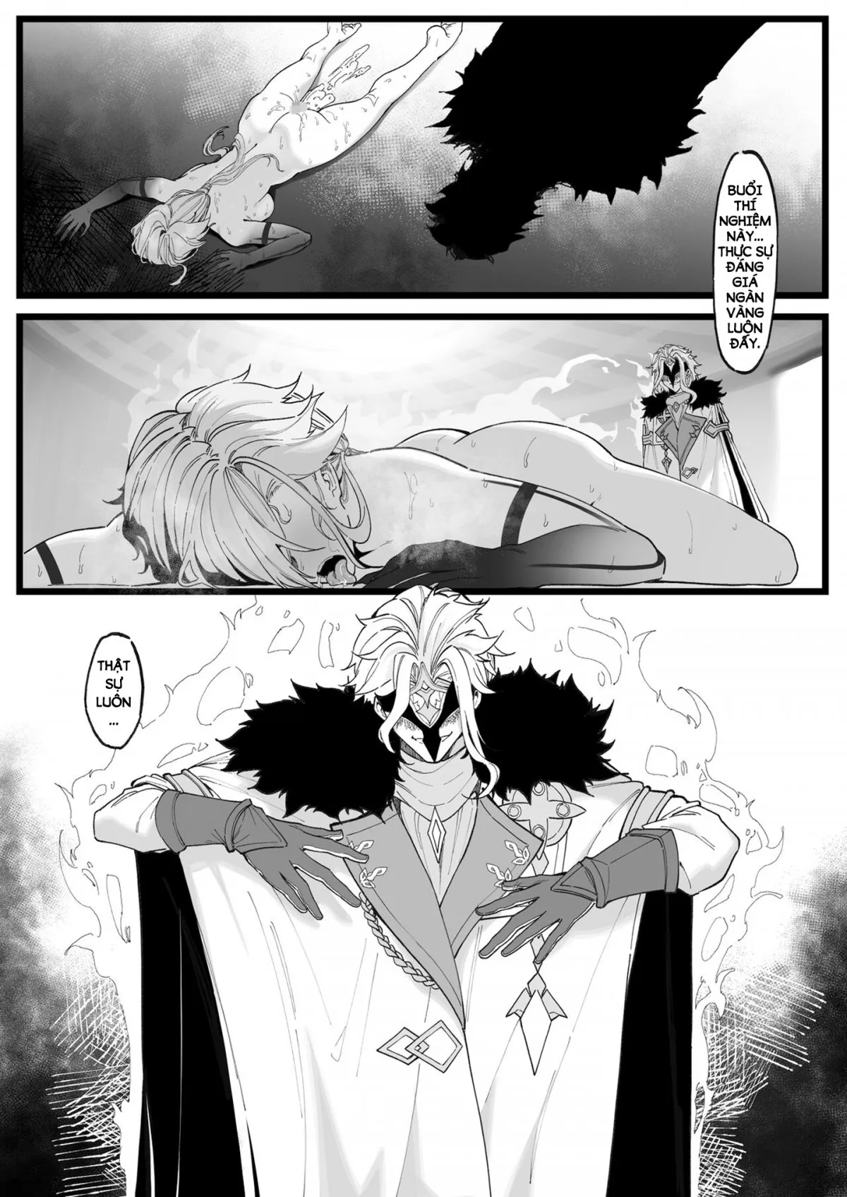 HentaiVN.net - Ảnh 26 - Nghiên cứu của Bác sĩ... [博士の研究, Hakase no Kenkyuu] - Chap 1: Thử thuốc kích dục cùng Arlecchino