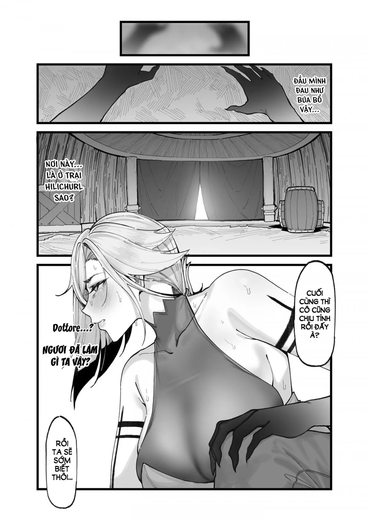 HentaiVN.net - Ảnh 5 - Nghiên cứu của Bác sĩ... [博士の研究, Hakase no Kenkyuu] - Chap 1: Thử thuốc kích dục cùng Arlecchino