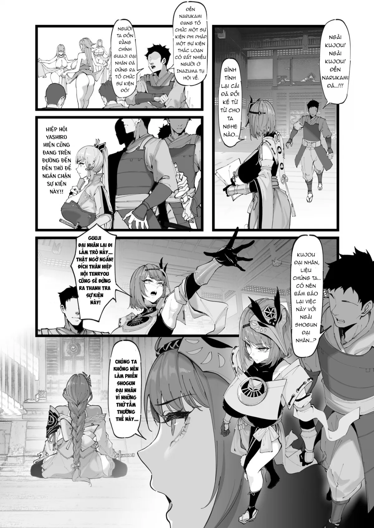 HentaiVN.net - Ảnh 3 - Nghiên cứu của Bác sĩ... [博士の研究, Hakase no Kenkyuu] - Chap 3: Hiếp dâm tướng quân Sara và tiểu thư Ayaka