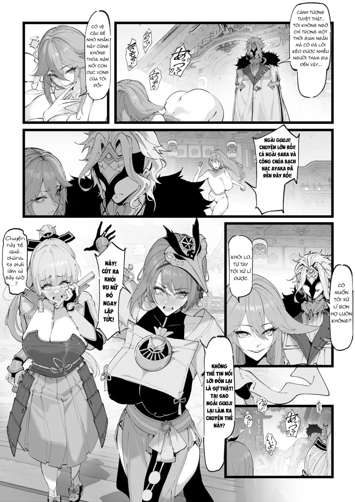 HentaiVN.net - Ảnh 5 - Nghiên cứu của Bác sĩ... [博士の研究, Hakase no Kenkyuu] - Chap 3: Hiếp dâm tướng quân Sara và tiểu thư Ayaka
