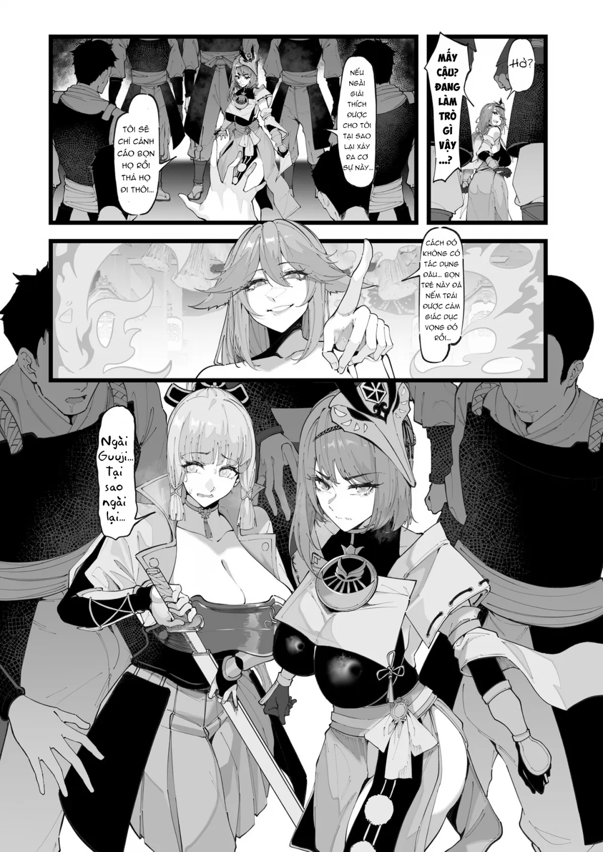HentaiVN.net - Ảnh 6 - Nghiên cứu của Bác sĩ... [博士の研究, Hakase no Kenkyuu] - Chap 3: Hiếp dâm tướng quân Sara và tiểu thư Ayaka