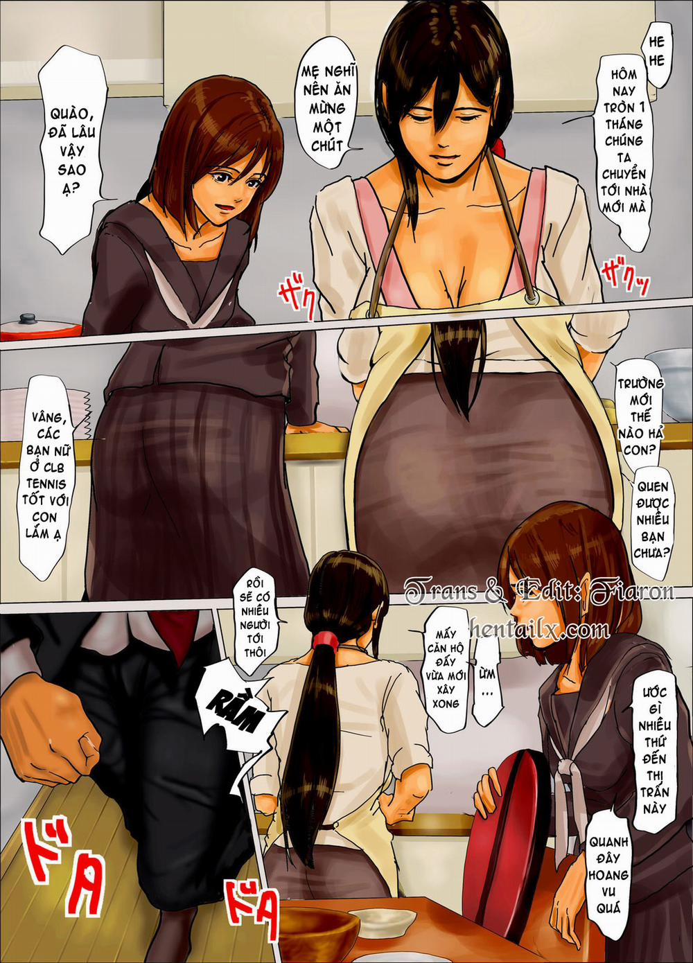 HentaiVN.net - Ảnh 6 - Mother and Daughters in a Cage Update Chap 2 [Oyako no Ori - Ningen o Yameta Oyako, Family Cage] - Chap 1.1