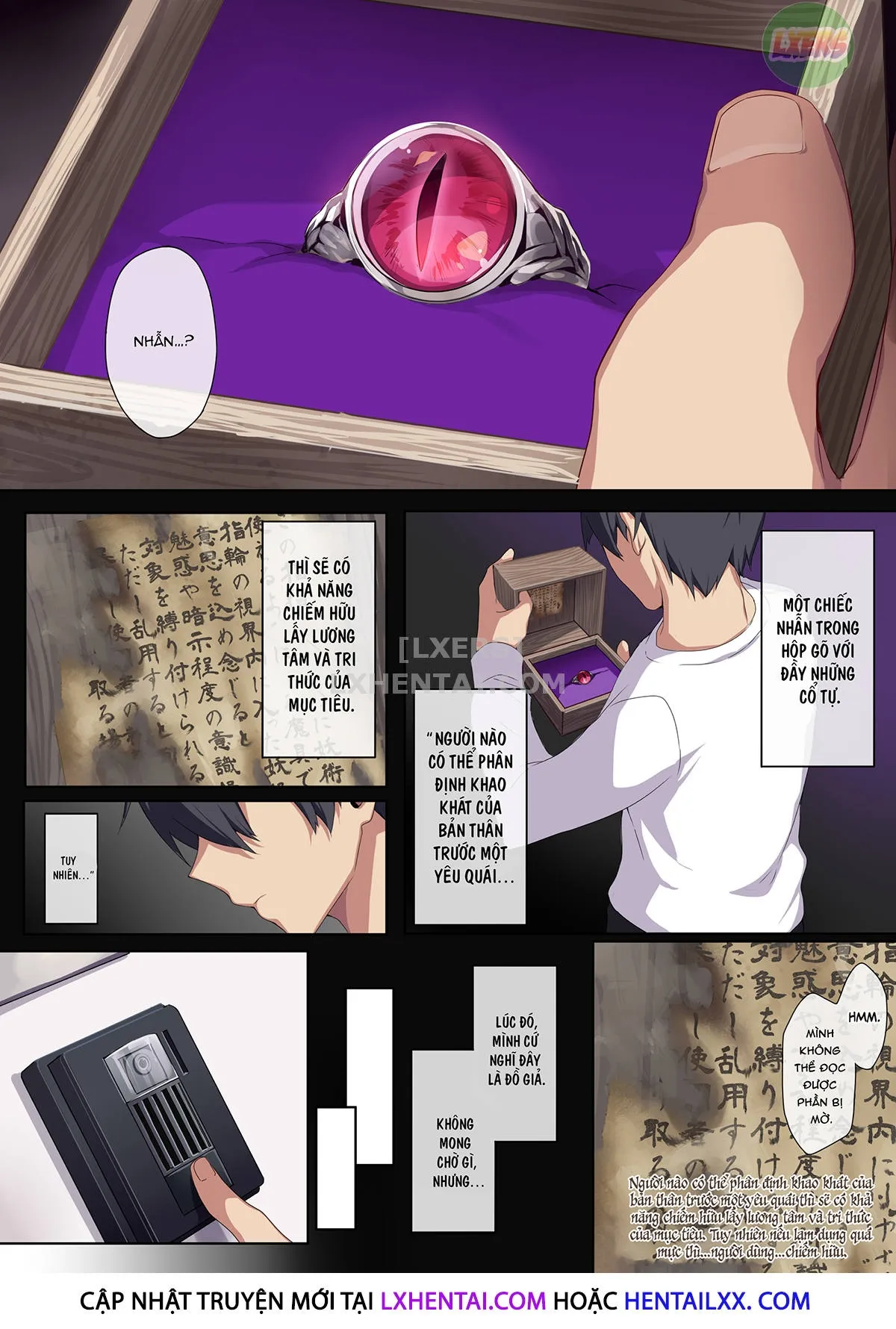 HentaiVN.net - Ảnh 13 - Hitozukiai Ga Nigate Na Miboujin No Yukionna-San To Noroi No Yubiwa - Oneshot - Không che