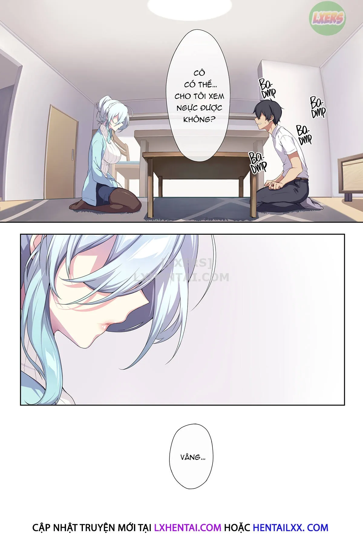 HentaiVN.net - Ảnh 18 - Hitozukiai Ga Nigate Na Miboujin No Yukionna-San To Noroi No Yubiwa - Oneshot - Không che