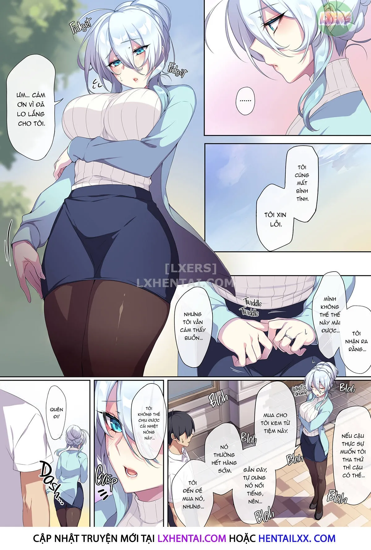 HentaiVN.net - Ảnh 38 - Hitozukiai Ga Nigate Na Miboujin No Yukionna-San To Noroi No Yubiwa - Oneshot - Không che