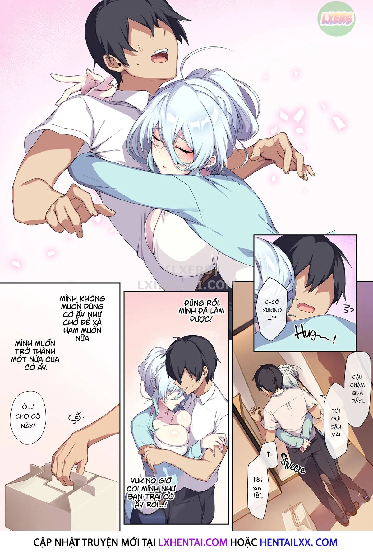 HentaiVN.net - Ảnh 44 - Hitozukiai Ga Nigate Na Miboujin No Yukionna-San To Noroi No Yubiwa - Oneshot - Không che