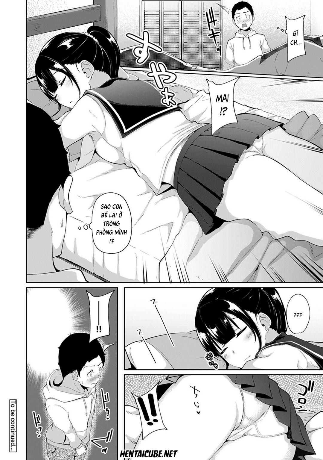 HentaiVN.net - Ảnh 26 - Thấy em gái mình đang mặc tạp dề khỏa thân - Chap 01