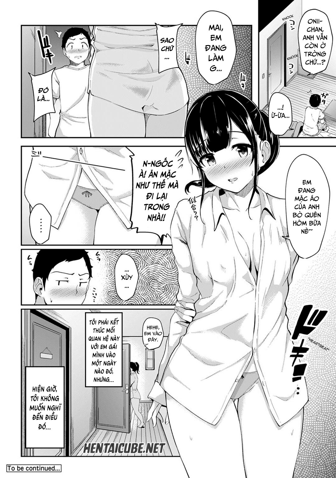 HentaiVN.net - Ảnh 26 - Thấy em gái mình đang mặc tạp dề khỏa thân - Chap 02