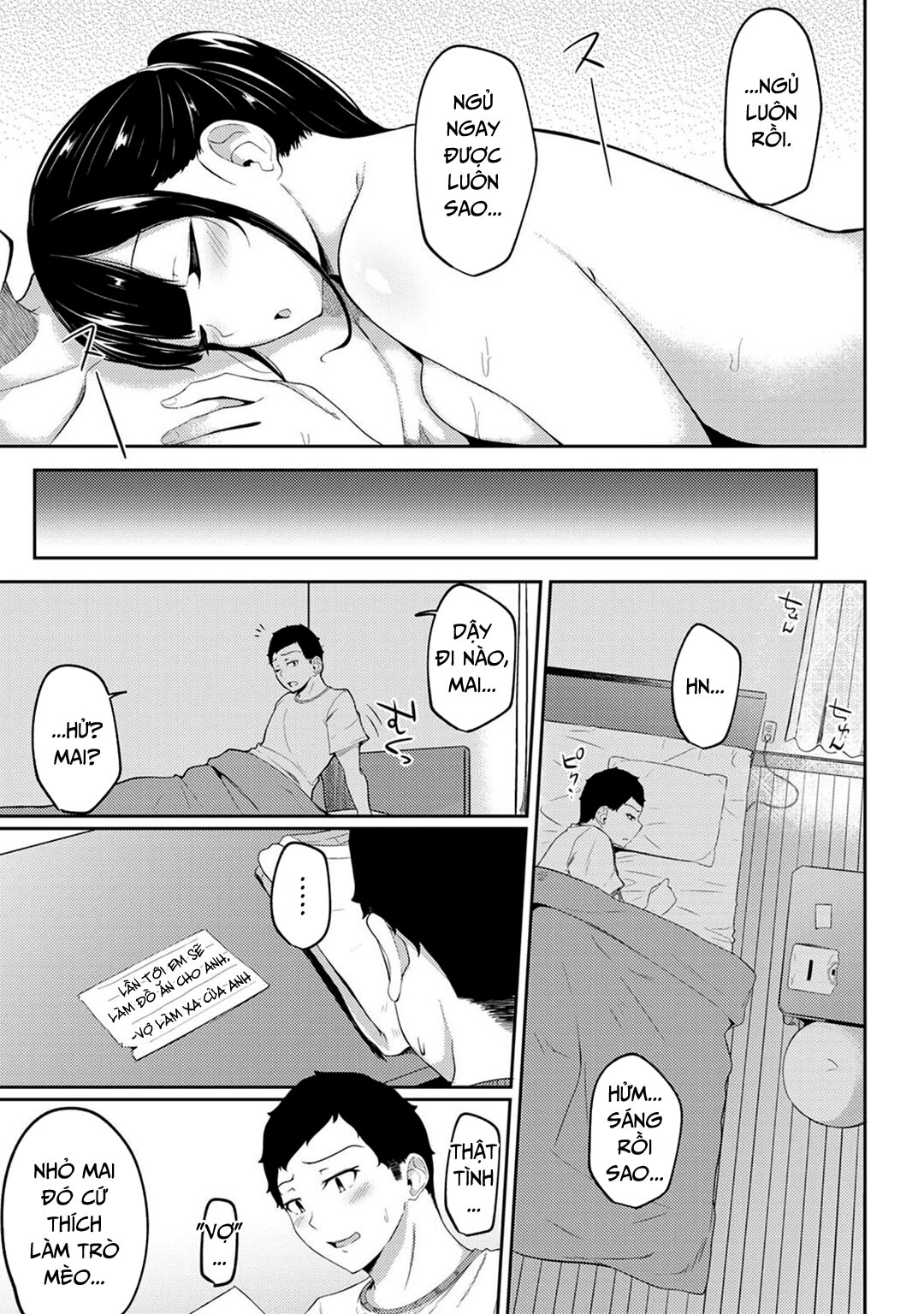 HentaiVN.net - Ảnh 22 - Thấy em gái mình đang mặc tạp dề khỏa thân - Chap 04