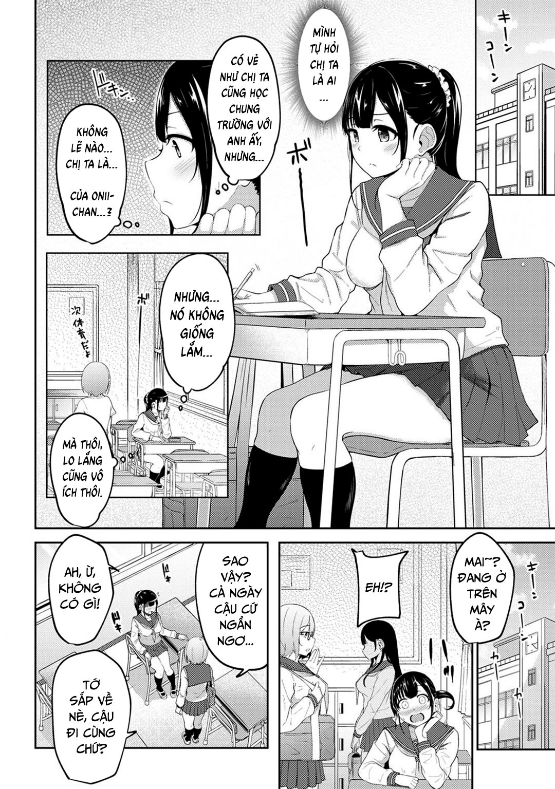 HentaiVN.net - Ảnh 3 - Thấy em gái mình đang mặc tạp dề khỏa thân - Chap 04