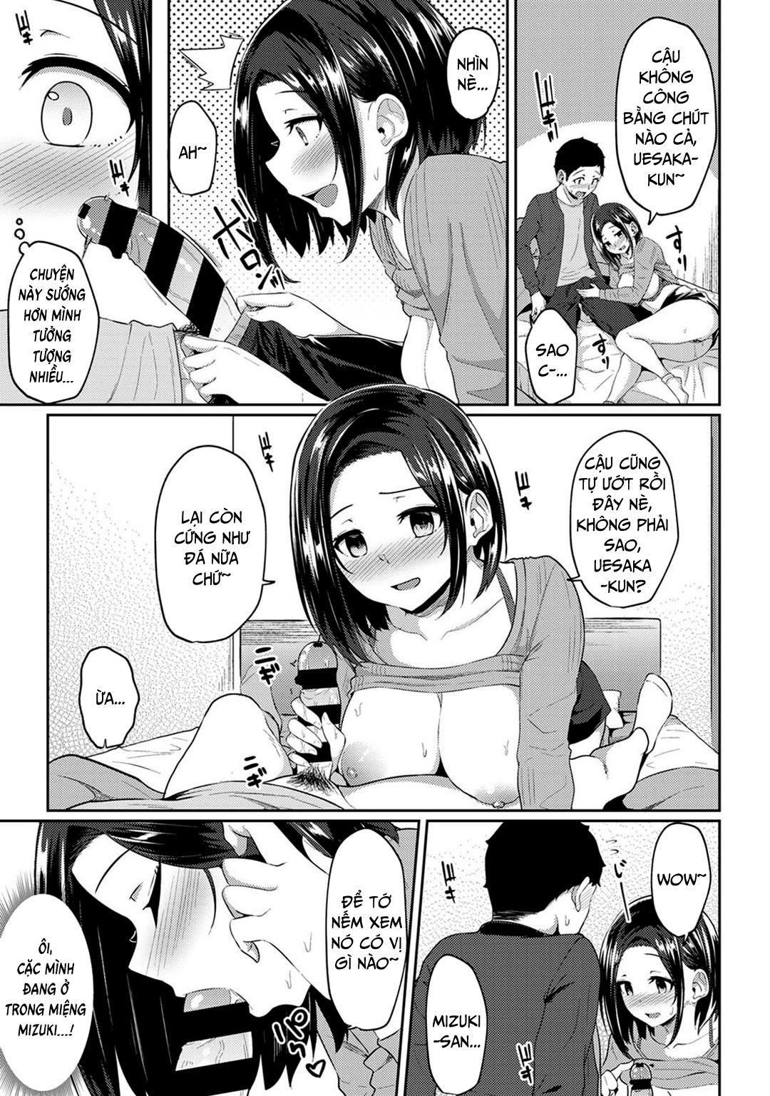 HentaiVN.net - Ảnh 8 - Thấy em gái mình đang mặc tạp dề khỏa thân - Chap 05