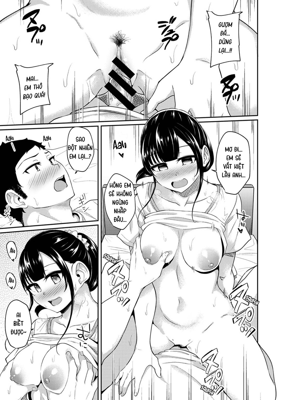 HentaiVN.net - Ảnh 16 - Thấy em gái mình đang mặc tạp dề khỏa thân - Chap 11