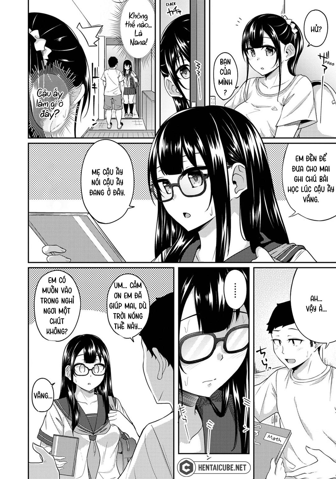 HentaiVN.net - Ảnh 3 - Thấy em gái mình đang mặc tạp dề khỏa thân - Chap 11