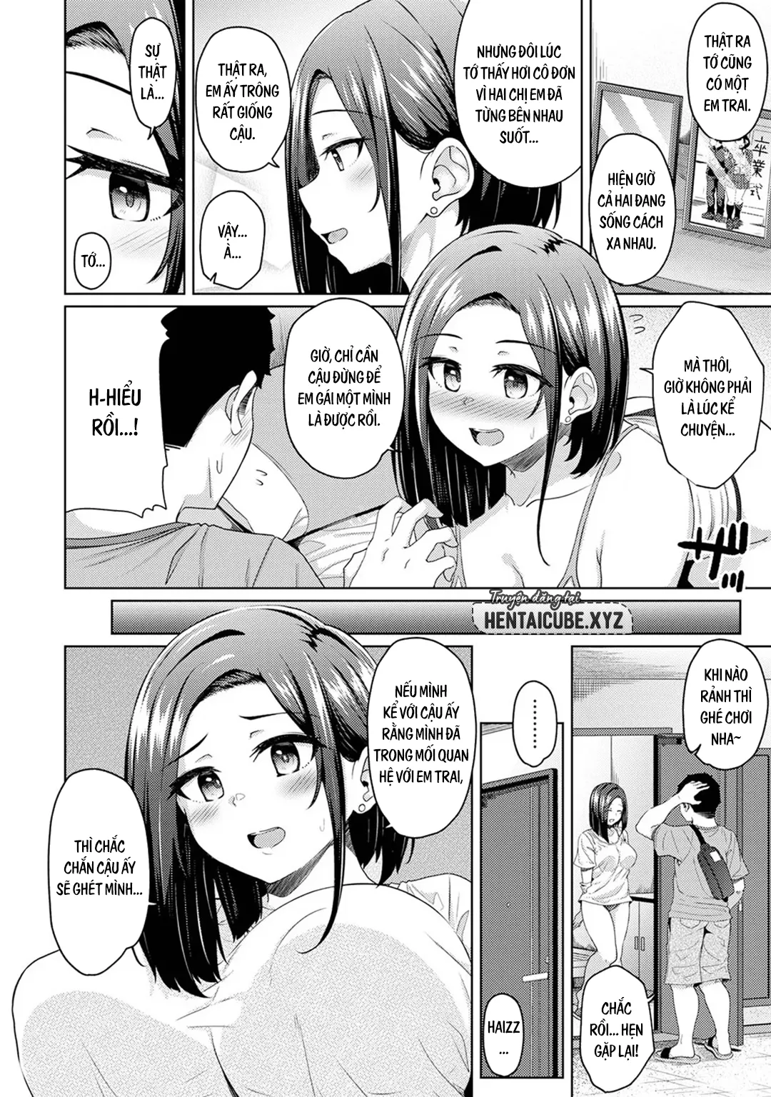 HentaiVN.net - Ảnh 3 - Thấy em gái mình đang mặc tạp dề khỏa thân - Chap 14